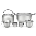 Ultralight Titanium Outdoor Tea Set